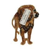 ID 0662B Large Safari Lion Patch African Wild Life Embroidered Iron On Applique