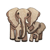 ID 0682 Wild Zoo Animal Elephant Embroidered Iron On Applique Patch