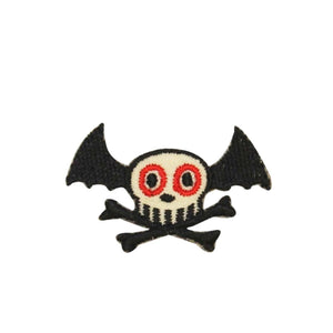 Artist Chico Von Spoon Skull Death Bat Patch Wings Embroidered Iron On Applique