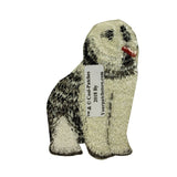 ID 2753 English Sheepdog Dog Patch Puppy Breed Embroidered Iron On Applique