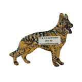 ID 2763 German Shepherd Dog Patch Puppy Breed Pet Embroidered Iron On Applique