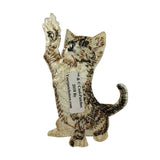ID 2901 Kitten Playing Patch Tabby Kitten Cat Pet Embroidered Iron On Applique