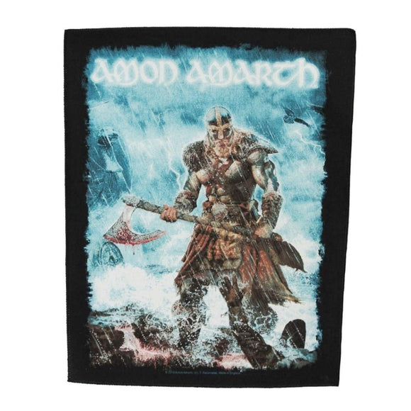 XLG Amon Amarth Jomsviking Back Patch Melodic Metal Band Sew On Applique