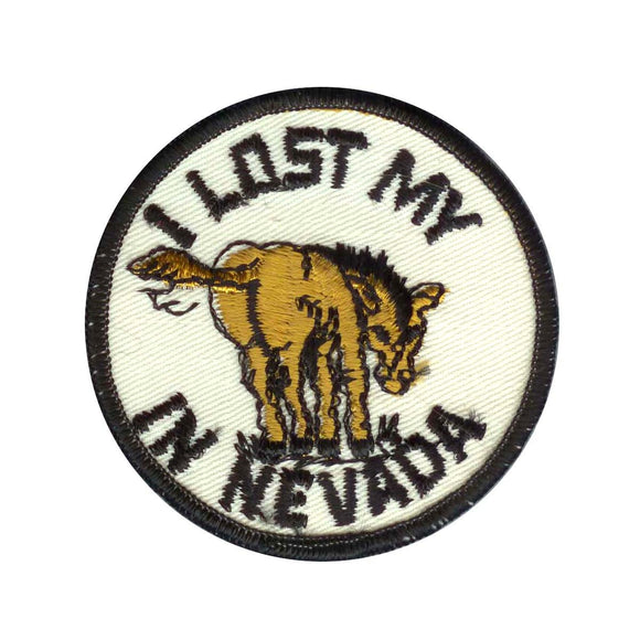 I Lost My Ass in Nevada Patch Travel Gamble Badge Bet Applique Sew On Applique