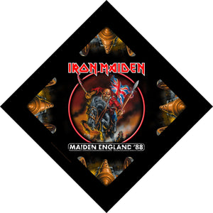 Iron "Maiden England '88" World Tour Art Metal Music Band Bandana Head Kerchief