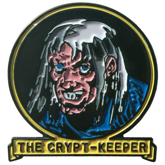 The Crypt Keeper Enamel Pin Tales From The Crypt Kreepsville Hat Lapel TV Show