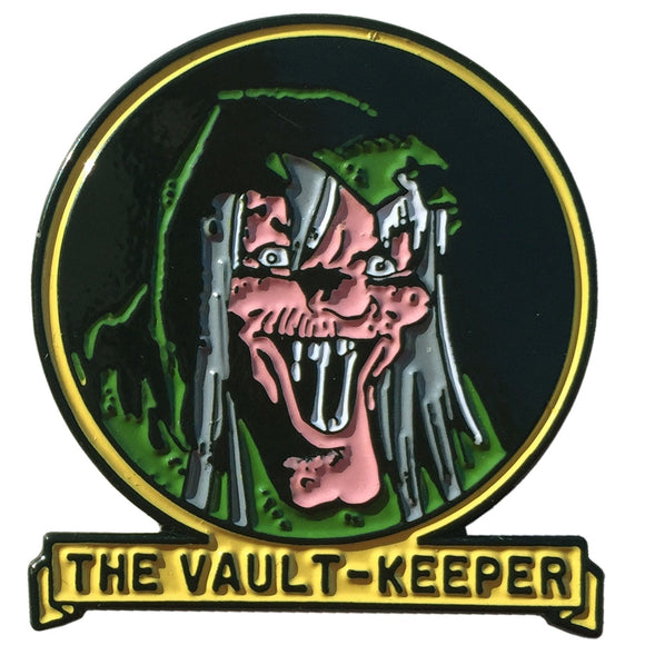 The Vault Keeper Enamel Pin Tales From The Crypt Kreepsville Hat Lapel TV Show