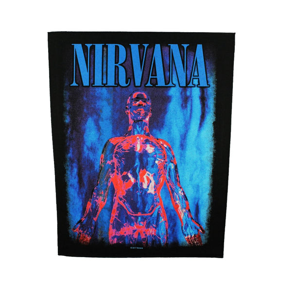 XLG Nirvana Sliver Back Patch Grunge Alternative Rock Music Band Sew On Applique