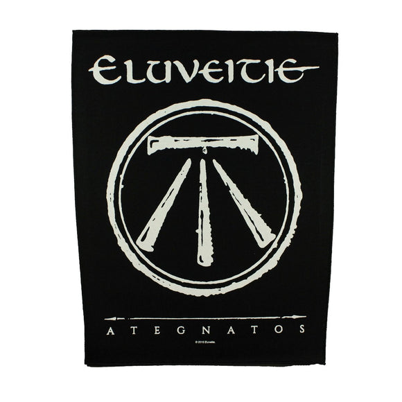 XLG Eluveitie Ategnatos Back Patch American Heavy Metal Band Sew On Applique