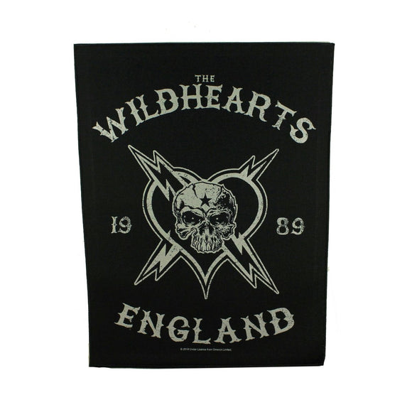 XLG The Wildhearts England Biker Back Patch Heavy Metal Band Sew On Applique