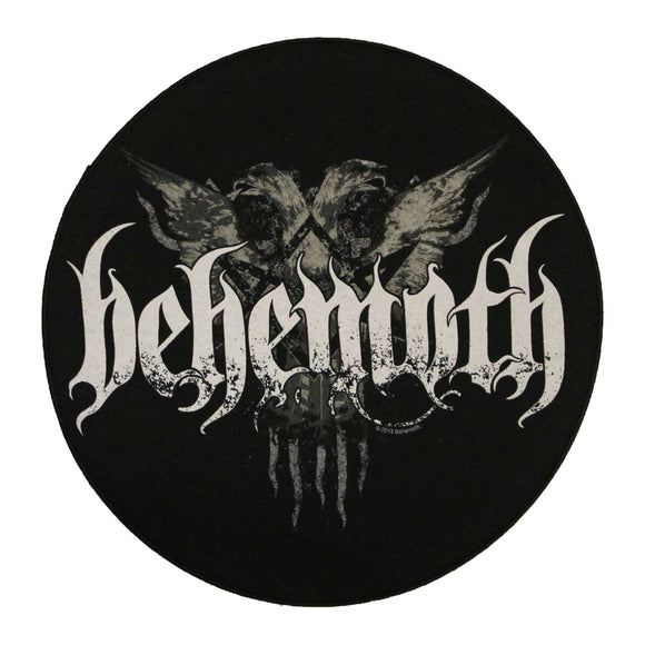 XLG Behemoth Logo Back Patch Black Death Metal Band Music Jacket Sew On Applique