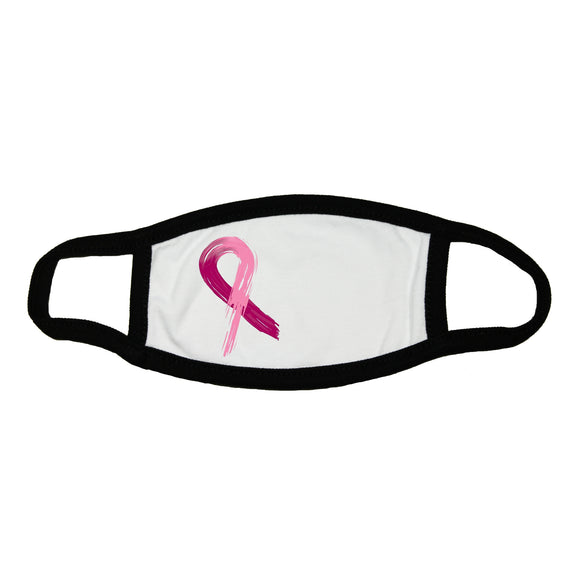 Child Size Pink Breast Cancer Awareness Ribbon Cotton Cloth Face Mask Fashion