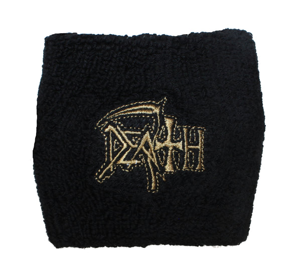Wristband Death Metal Band Logo Black Knit Sweatband Extreme Music Merchandise
