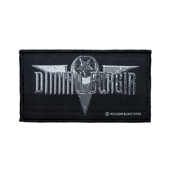 Dimmu Borgir Band Name & Logo Patch Black Metal Music Woven Sew On Applique
