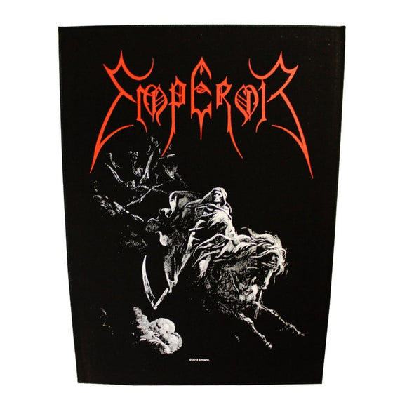 XLG Emperor Back Patch Band Art Black Metal Kings of Norway Sew On Applique