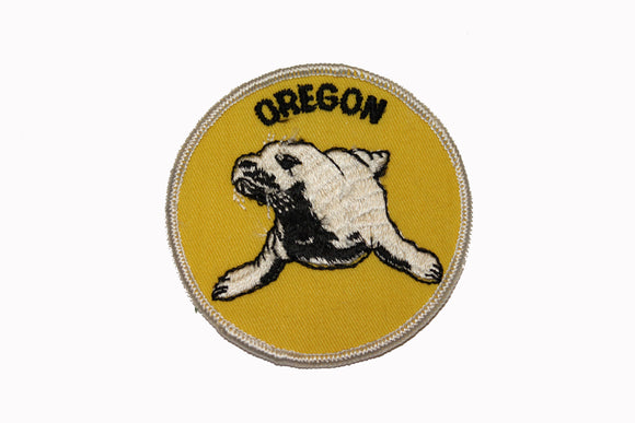 FB067A Oregon Sea Lion Embroidered Applique Travel Souvenir Patch FD