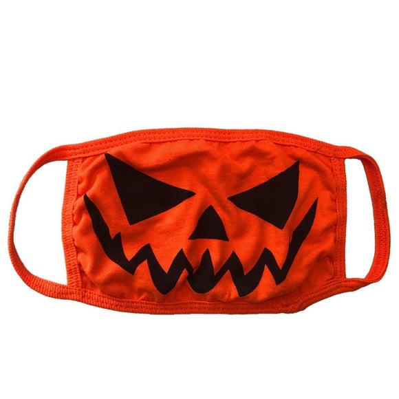 Trick or Treat Pumpkin Face Mask Kreepsville 666 Horror Fashion Cover
