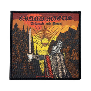 Grand Magus Triumph and Power Patch Album Cover Art Metal Band Sew On Applique