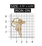 ID 0155 Cupid Shooting Arrow Patch Valentine Day Love Cherub Iron On Applique