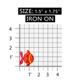 ID 0186 Colorful Tropical Fish Patch Ocean Aquarium Animal Iron On Applique