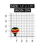 ID 1105A Hot Air Balloon Patch Festival Ride Float Embroidered Iron On Applique