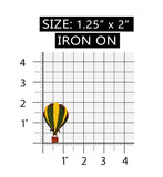 ID 1105B Hot Air Balloon Patch Festival Ride Float Embroidered Iron On Applique