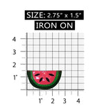 ID 1235B Watermelon Symbol Patch Fresh Fruit Summer Snack Vinyl Iron On Applique