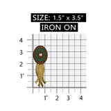 ID 1721 Native American Jewelry Patch Spiritual Embroidered Iron On Applique