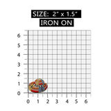 ID 1753 Beach Hat Patch Vacation Travel Ocean Craft Embroidered Iron On Applique