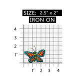 ID 2230 Cartoon Butterfly Patch Garden Bug Insect Embroidered Iron On Applique
