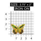 ID 2252 Sequin Butterfly Patch Sun Fairy Bug Insect Embroidered Iron On Applique