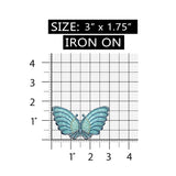 ID 2253 Mystical Butterfly Patch Fairy Magic Bug Embroidered Iron On Applique