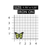 ID 2278 Butterfly Textured Wings Patch Garden Insect Embroidered IronOn Applique