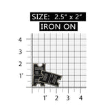 ID 2368B Ticket Stubs Patch Movie Film Cinema Embroidered Iron On Applique
