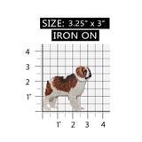 ID 2746 ST Bernard Dog Patch Big Puppy Breed Embroidered Iron On Applique
