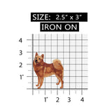ID 2749 Finnish Spitz Dog Patch Chow Puppy Breed Embroidered Iron On Applique