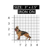 ID 2763 German Shepherd Dog Patch Puppy Breed Pet Embroidered Iron On Applique