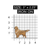 ID 2764 Golden Retriever Patch Dog Puppy Breed Pet Embroidered Iron On Applique