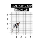 ID 2772 Rat Terrier Patch Dog Puppy Breed Hunting Embroidered Iron On Applique