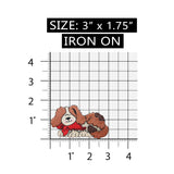 ID 2774 Cartoon Spaniel Dog Patch Puppy Breed Pet Embroidered Iron On Applique