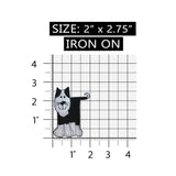 ID 2994 Happy Cartoon Cat Patch Kitten Kitty Pet Embroidered Iron On Applique