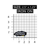 ID 3156 April Showers Cloud Patch Spring Time Sign Embroidered Iron On Applique