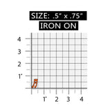 ID 3203 Lot of 3 Double Sixteenth Music Note Patch Embroidered Iron On Applique