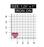 ID 3285A Candy Heart Patch Valentines Day Love Sweet Embroidered IronOn Applique