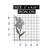 ID 6520 Lace Flower Cluster Patch Garden Bloom Plant Embroidered IronOn Applique