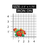 ID 6845 Tropical Flower Blossom Patch Garden Plant Embroidered Iron On Applique