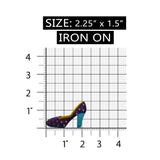 ID 7343 Polka Dot Heel Shoe Patch Fashion Slipper Embroidered Iron On Applique