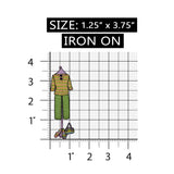 ID 7751 Clothing Store Display Patch Shop Mannequin Embroidered Iron On Applique
