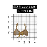ID 7890 Lingerie With Ribbon Patch Lace Bra Fashion Embroidered Iron On Applique