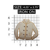 ID 7907 Fuzzy Sport Jacket Patch Winter Coat Fashion Embroidered IronOn Applique